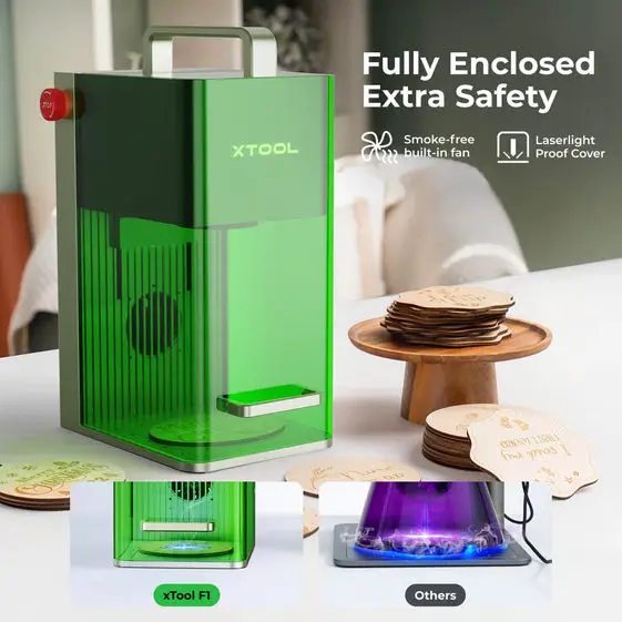xTool F1 Portable High Speed Laser Engraver - Image 7