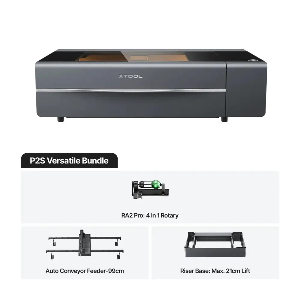 xTool P2S 55W Desktop CO2 Laser Cutter - Image 10