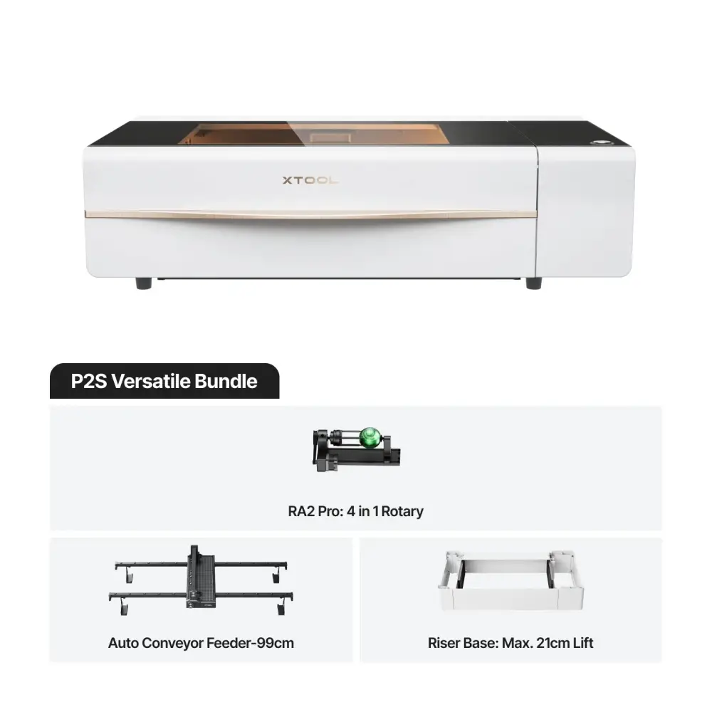 xTool P2S 55W Desktop CO2 Laser Cutter - Image 12