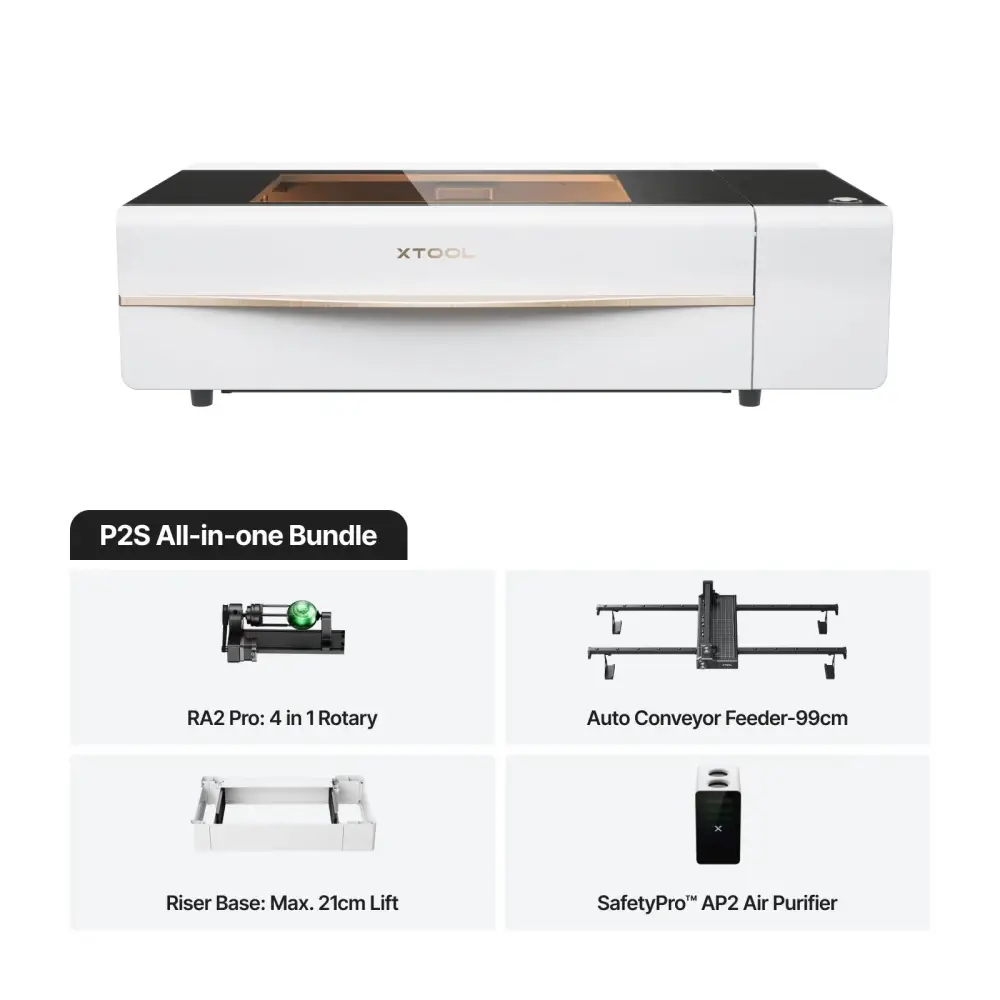 xTool P2S 55W Desktop CO2 Laser Cutter - Image 13