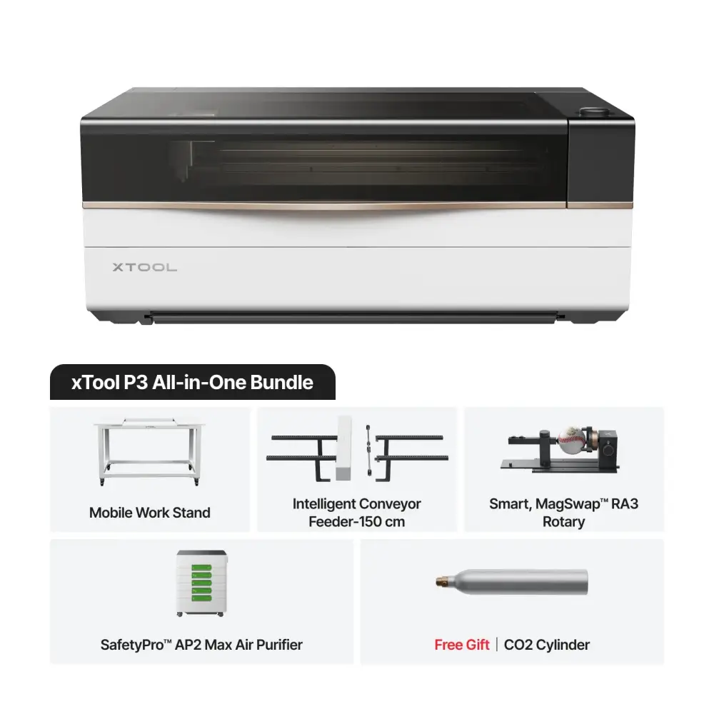 xTool P3 80W Flagship CO2 Laser Cutter with Intelligent Automation - Image 13