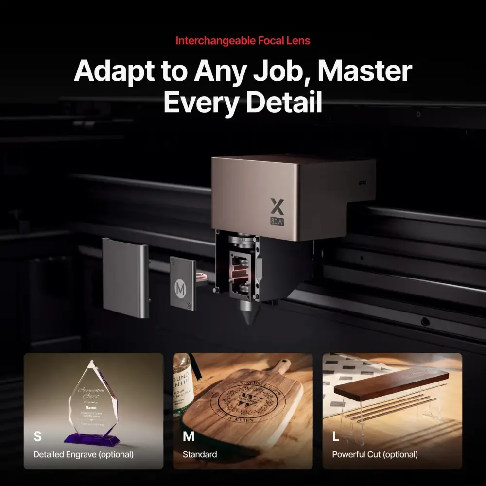 xTool P3 80W Flagship CO2 Laser Cutter with Intelligent Automation - Image 6