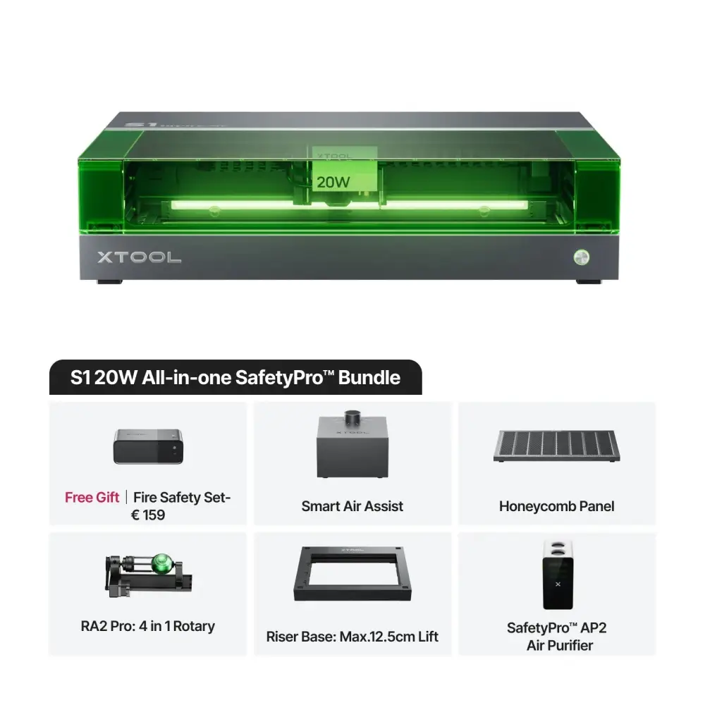 xTool S1 Enclosed Diode Laser Cutter - Image 4